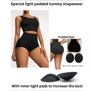 Tummy shaper with inner soft pads