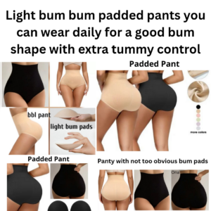 Light bum bum pad tummy control