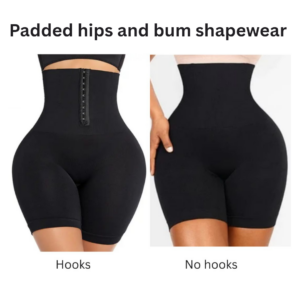 Padded shaper with hooks or no hooks